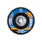 Pferd 4-1/2" x 5/8-11 Thd. POLIFAN Flap Disc - Z PSF STEELOX, Zirconia, 60 Grit, Flat 62034 - alternate 3